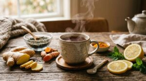 Chá antioxidante natural: receita para reduzir inflamação e melhorar disposição