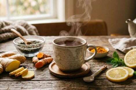 Chá antioxidante natural: receita para reduzir inflamação e melhorar disposição