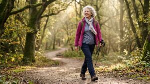 Caminhada para mulheres acima de 60 anos acelera metabolismo