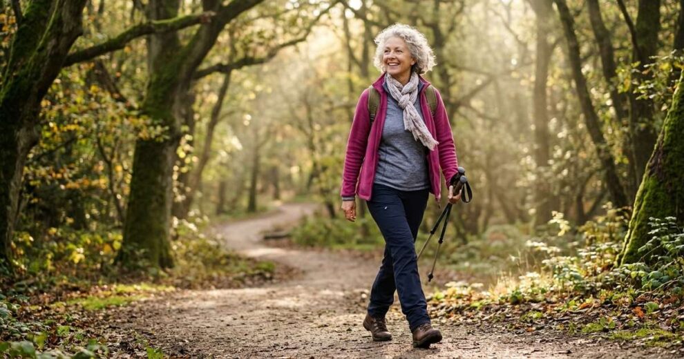 Caminhada para mulheres acima de 60 anos acelera metabolismo