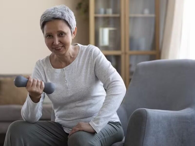 Força muscular em mulheres idosas pode prever longevidade